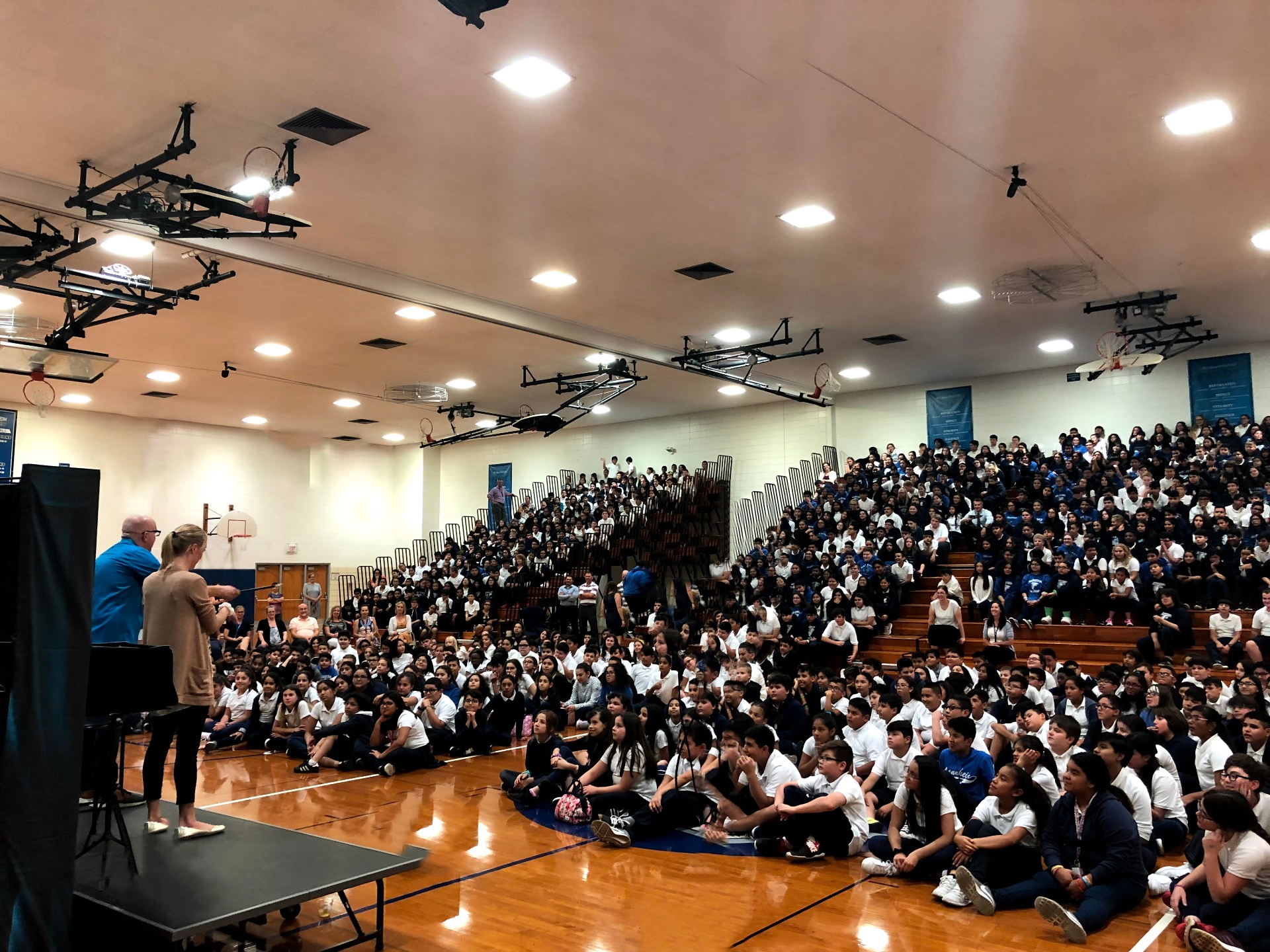Middle school assembly