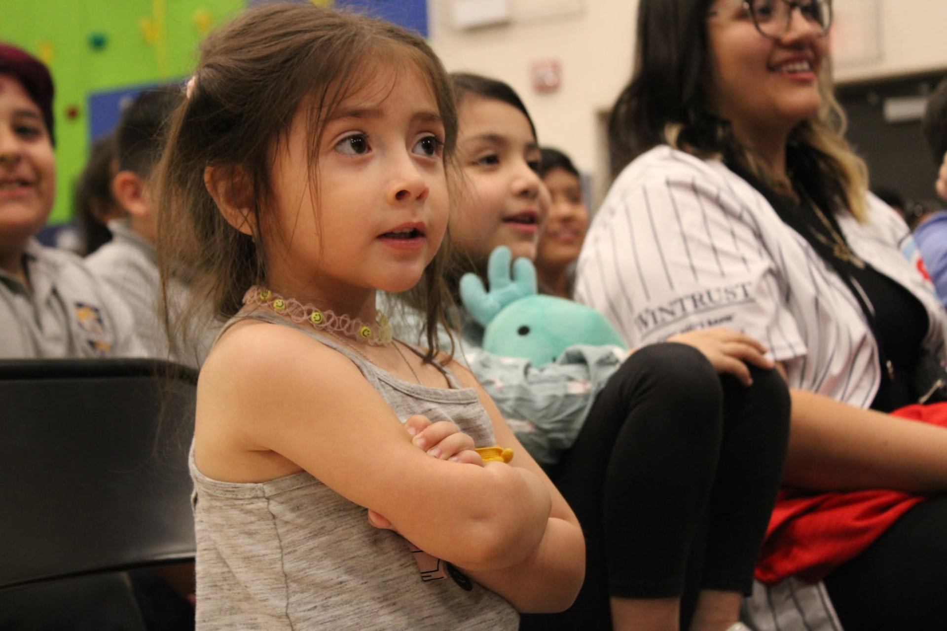Even the littlest ones are locked in.