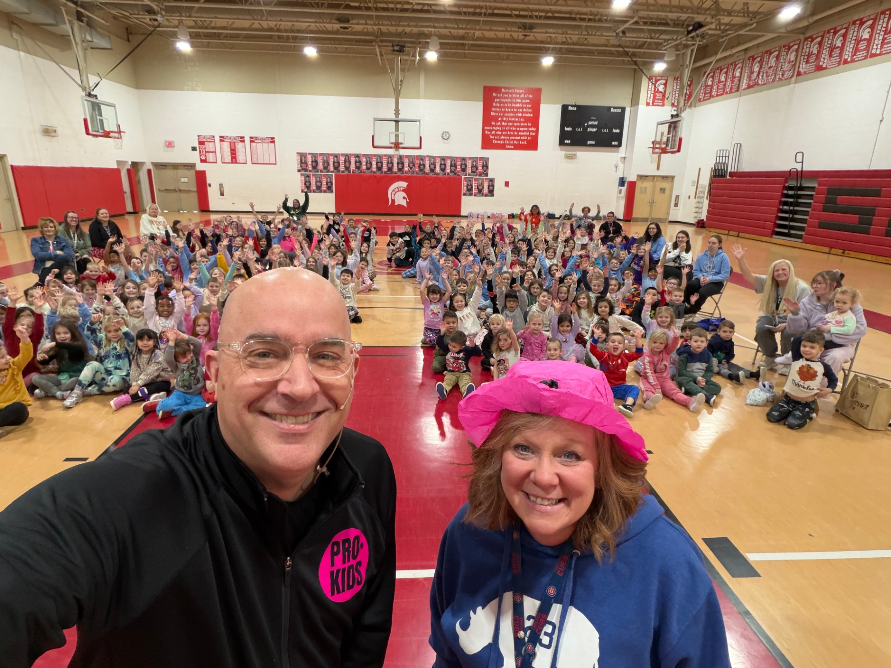 Return visit to a Catholic school during Catholic Schools Week